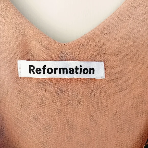 Reformation Anchorage Leopard Mini Wrap Dress Animal Print Lightweight Aline - Picture 6 of 9